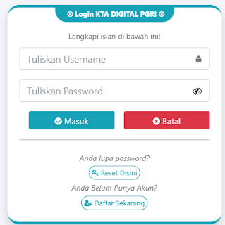 Register PGRI Pegunungan Arfak - Persatuan Guru Republik Indonesia Cabang Pegunungan Arfak